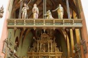 Kościół Farny w Bieczu - belka tęczowa  » Click to zoom ->