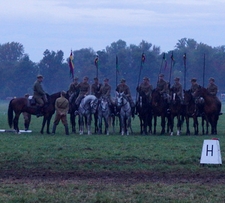 Przygotowania do Wielkiej Rewii Kawalerii 